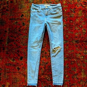 Levi’s high rise super skinny jeans